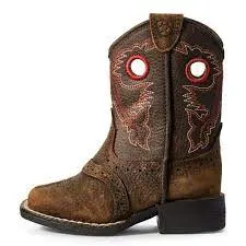 ARIAT TODDLER BOYS LIL STOMPERS BOOTS (HERITAGE ROUGH STOCK)
