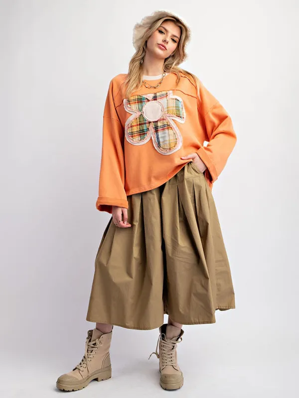 Artisan Patchwork Top Creative Boho Sweater