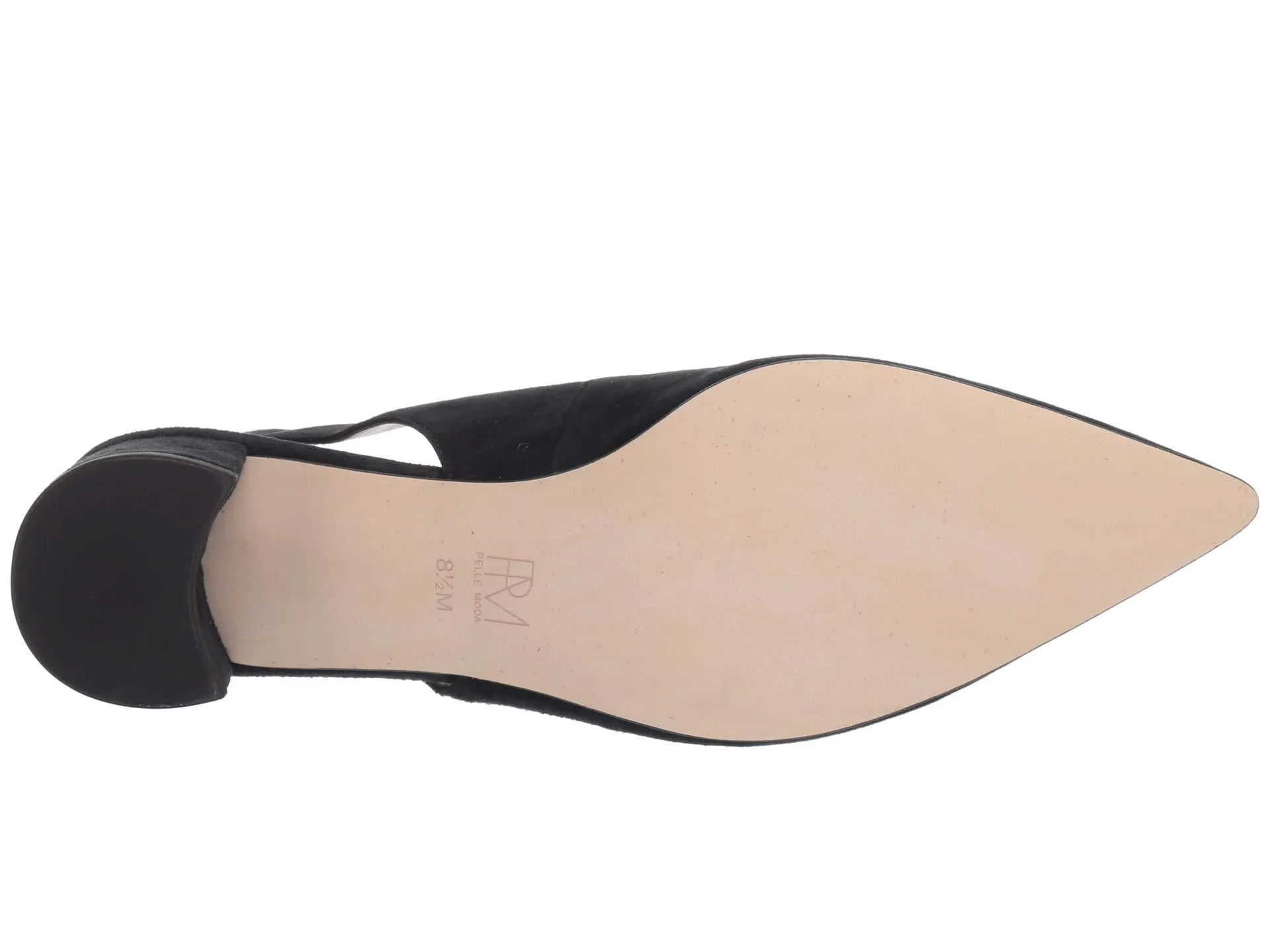 Autumn Midnight Blue Suede Pelle Moda Slingback Pumps