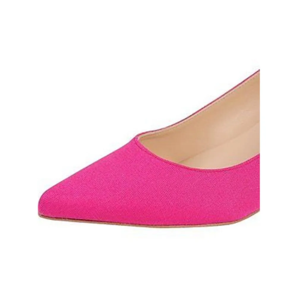 Chance Pink Linen Jon Josef Pump