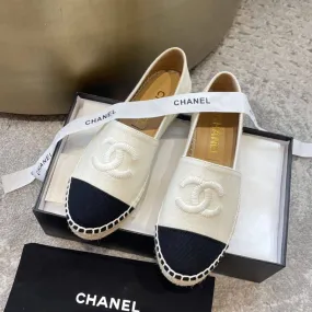 CHANEL ESPADRILLES CANVAS (WHITE)
