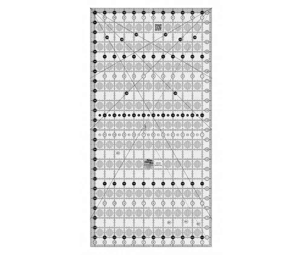 Creative Grids Quilt Ruler 12-1/2" x 24-1/2" - The Big Easy