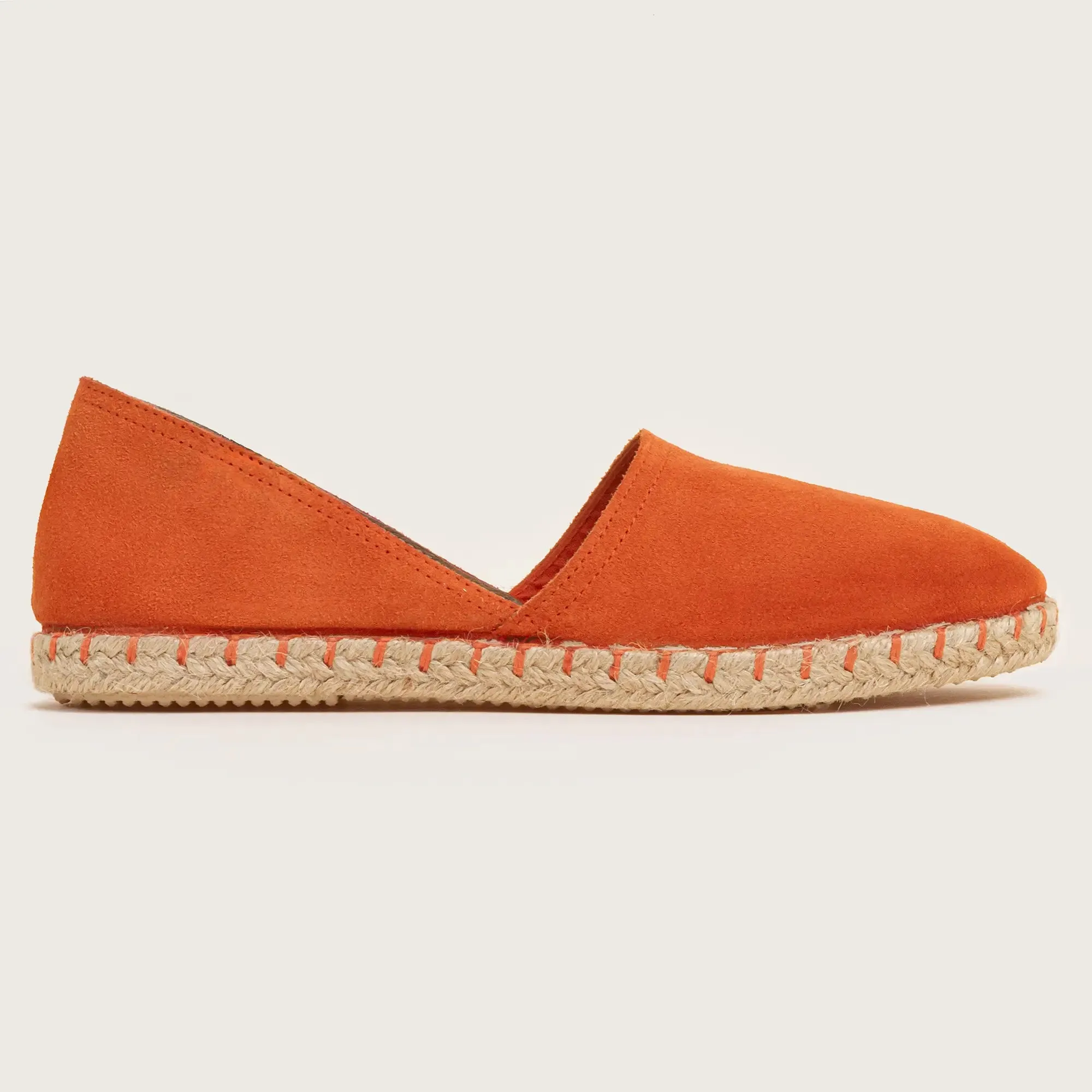 Cresent Suede Espadrille - Orange