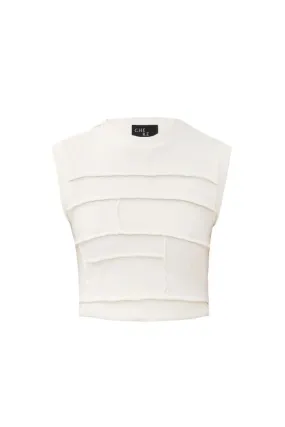 CROPPED PATCHWORK TOP