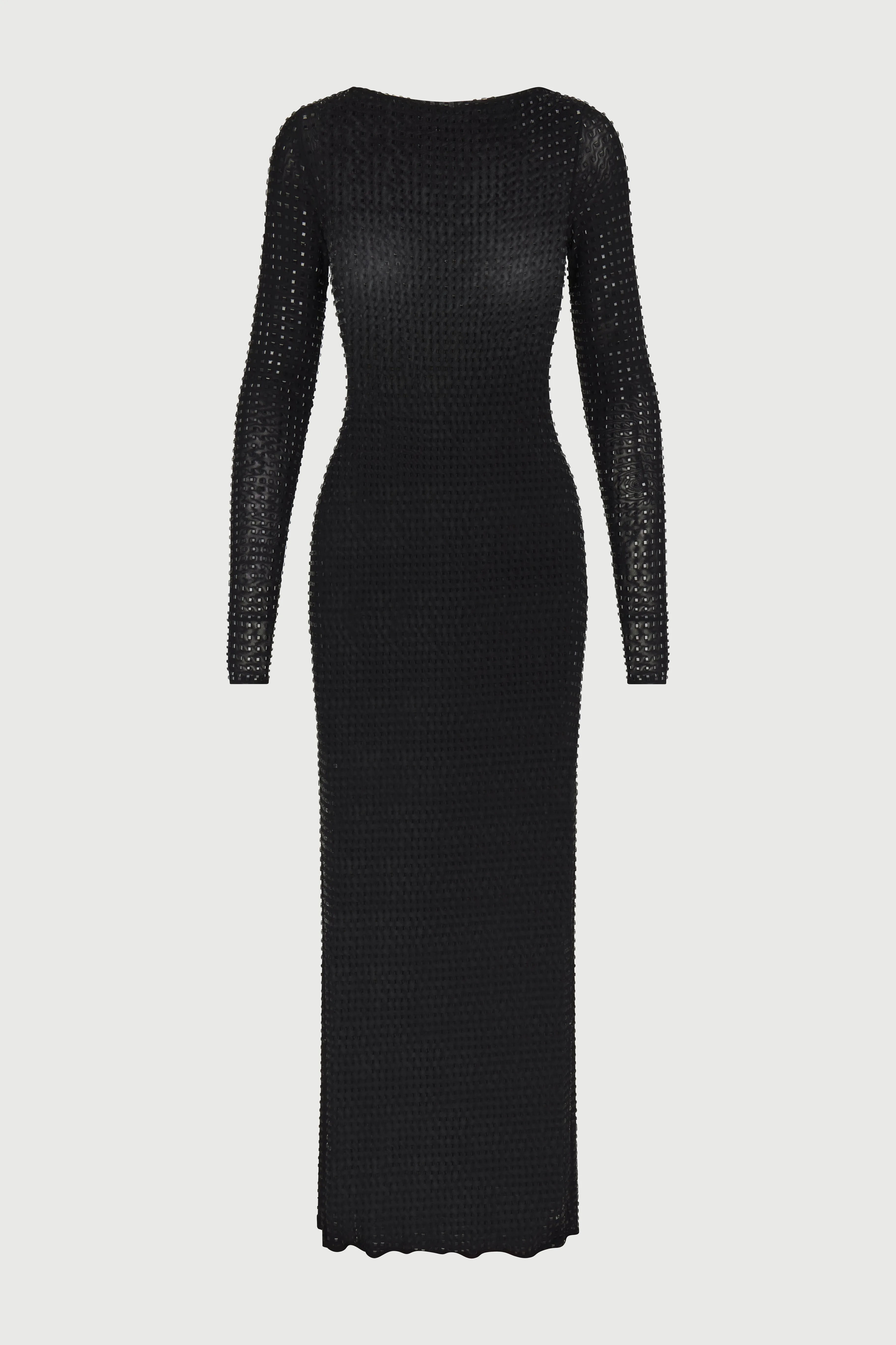 Crystal Open Back Gown
