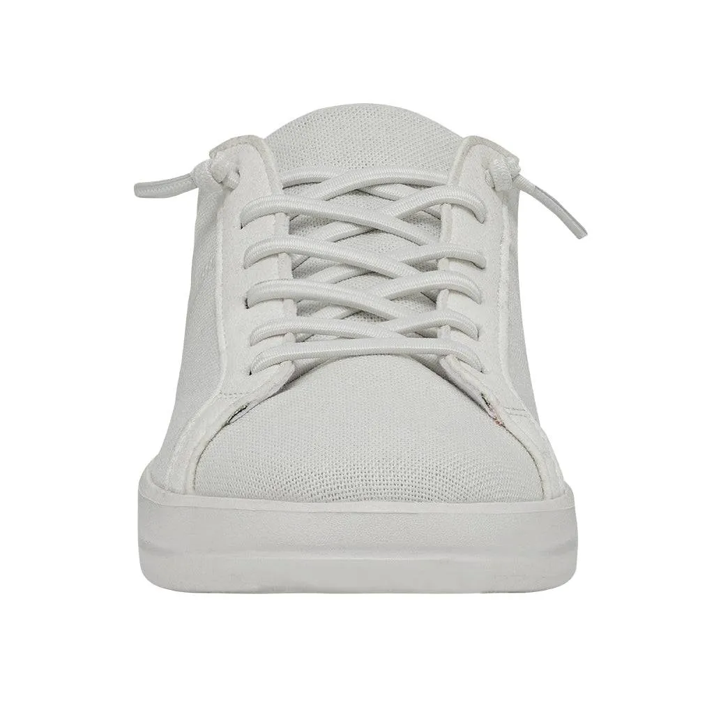 Dude Karina Natural Ladies Coconut White Textile Slip On Shoes