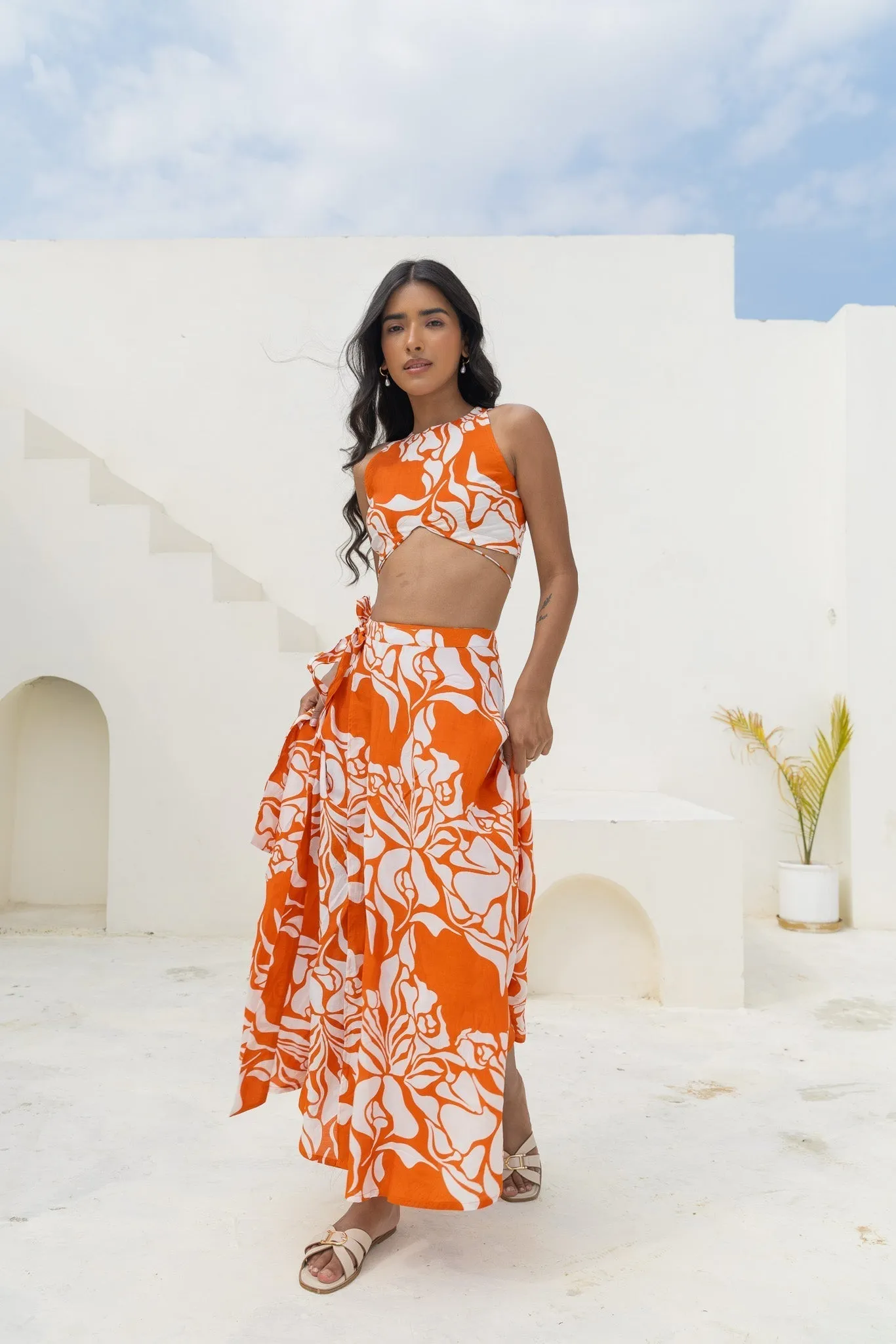 Golden Hour Co-Ord Skirt Set