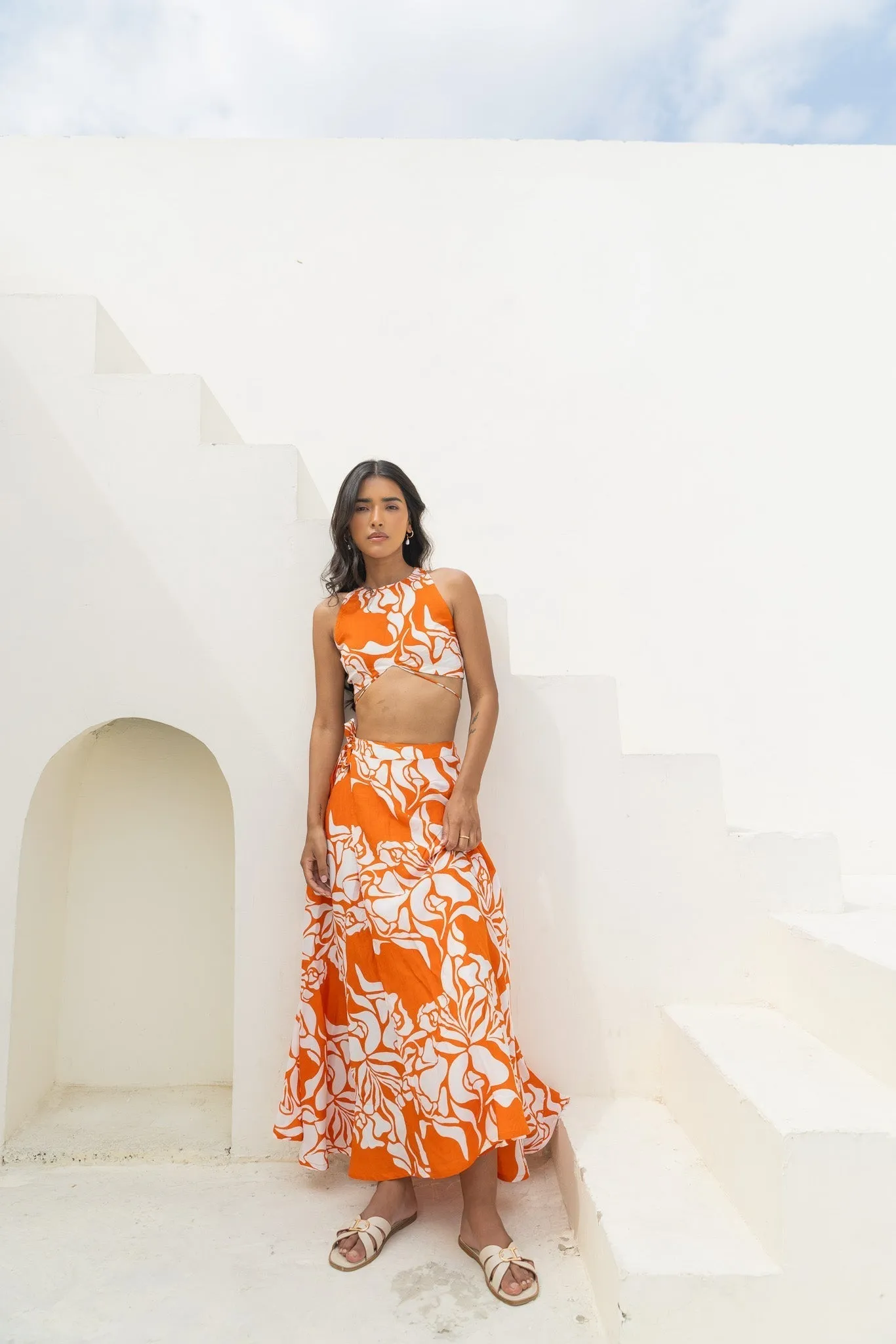 Golden Hour Co-Ord Skirt Set
