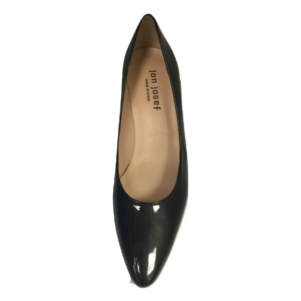Jon Josef Women's Pearl Canna di Fusile Steel Patent Leather Low Heel Pump