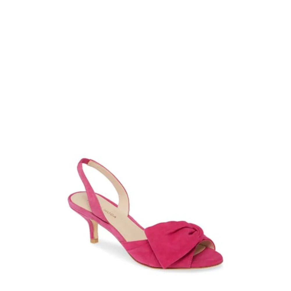 Lovi Magenta Suede Pelle Moda Sandals