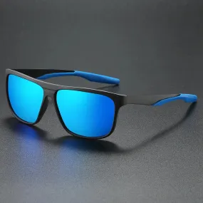 MCMACFIL Men&#39;s and Girls&#39; TR90 Sunglasses Polarized Glasses Suitable for Driving Hyperopia Sports Glasses
