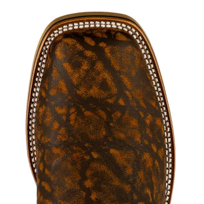 Men's Horsepower Cognac Eleprint with Turquoise Barcelona Top HPW2502