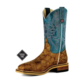 Men's Horsepower Fish Print Steel Toe Boot HPW2500