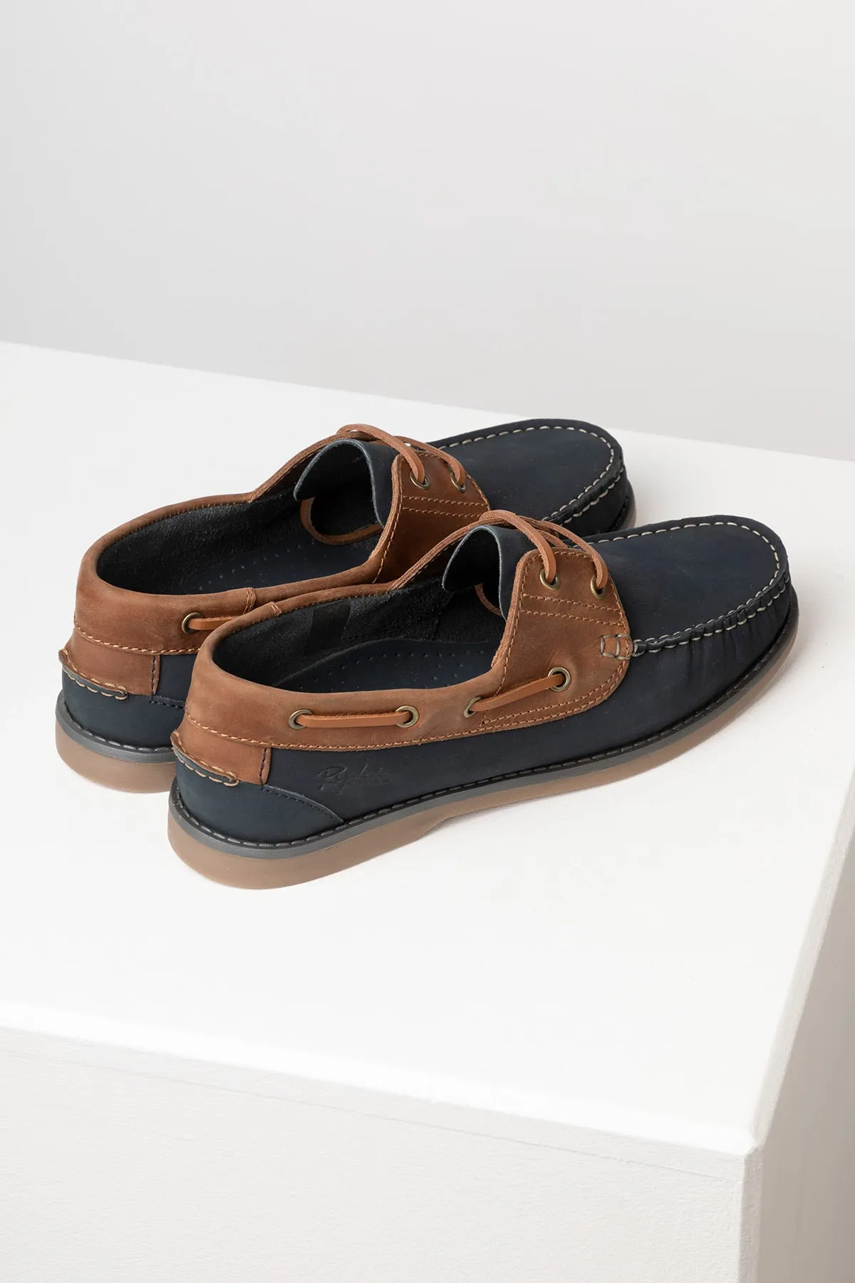 Men's Leather Deck Shoe - Runswick