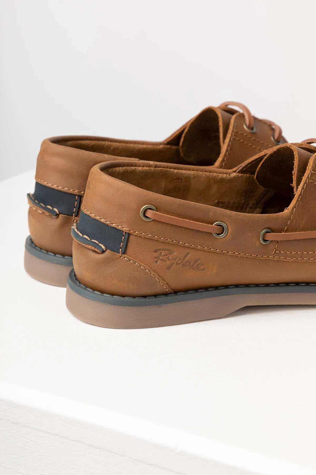 Men's Leather Deck Shoe - Runswick