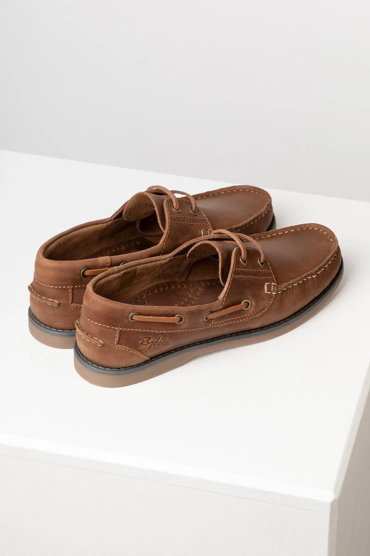 Men's Leather Deck Shoe - Runswick