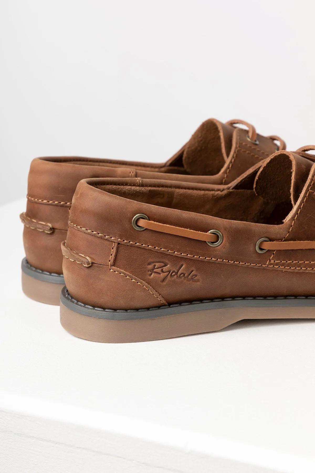 Men's Leather Deck Shoe - Runswick
