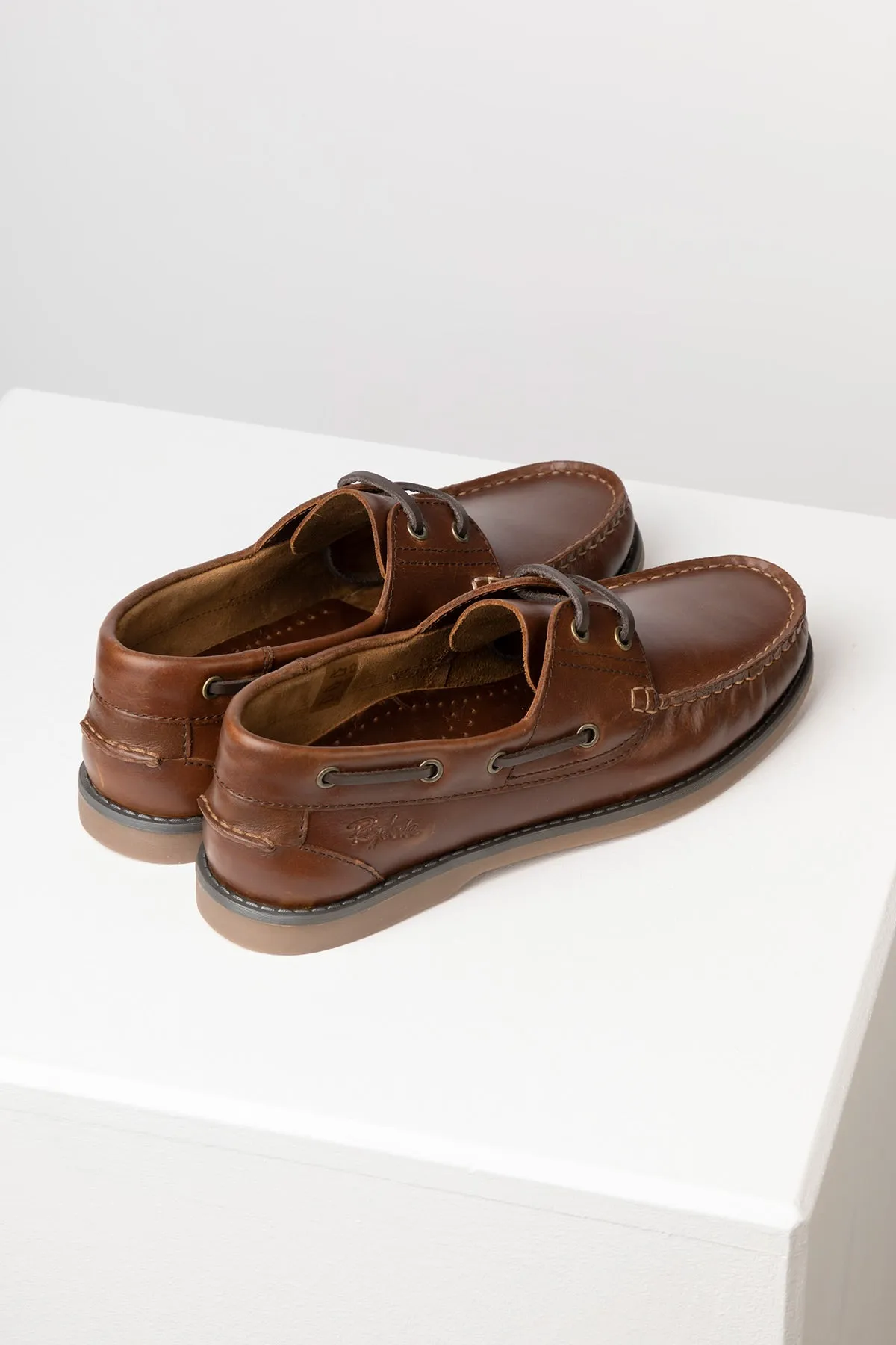 Men's Leather Deck Shoe - Runswick
