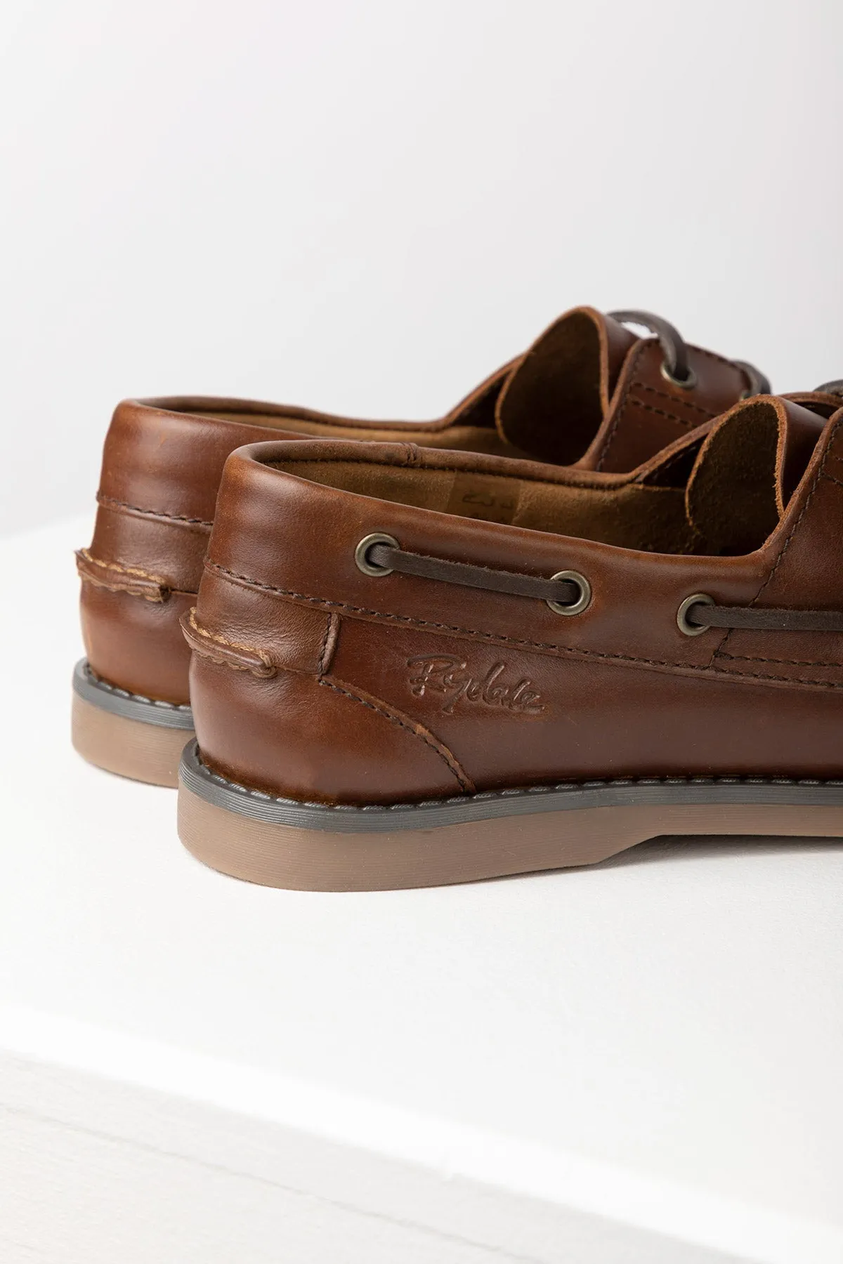 Men's Leather Deck Shoe - Runswick