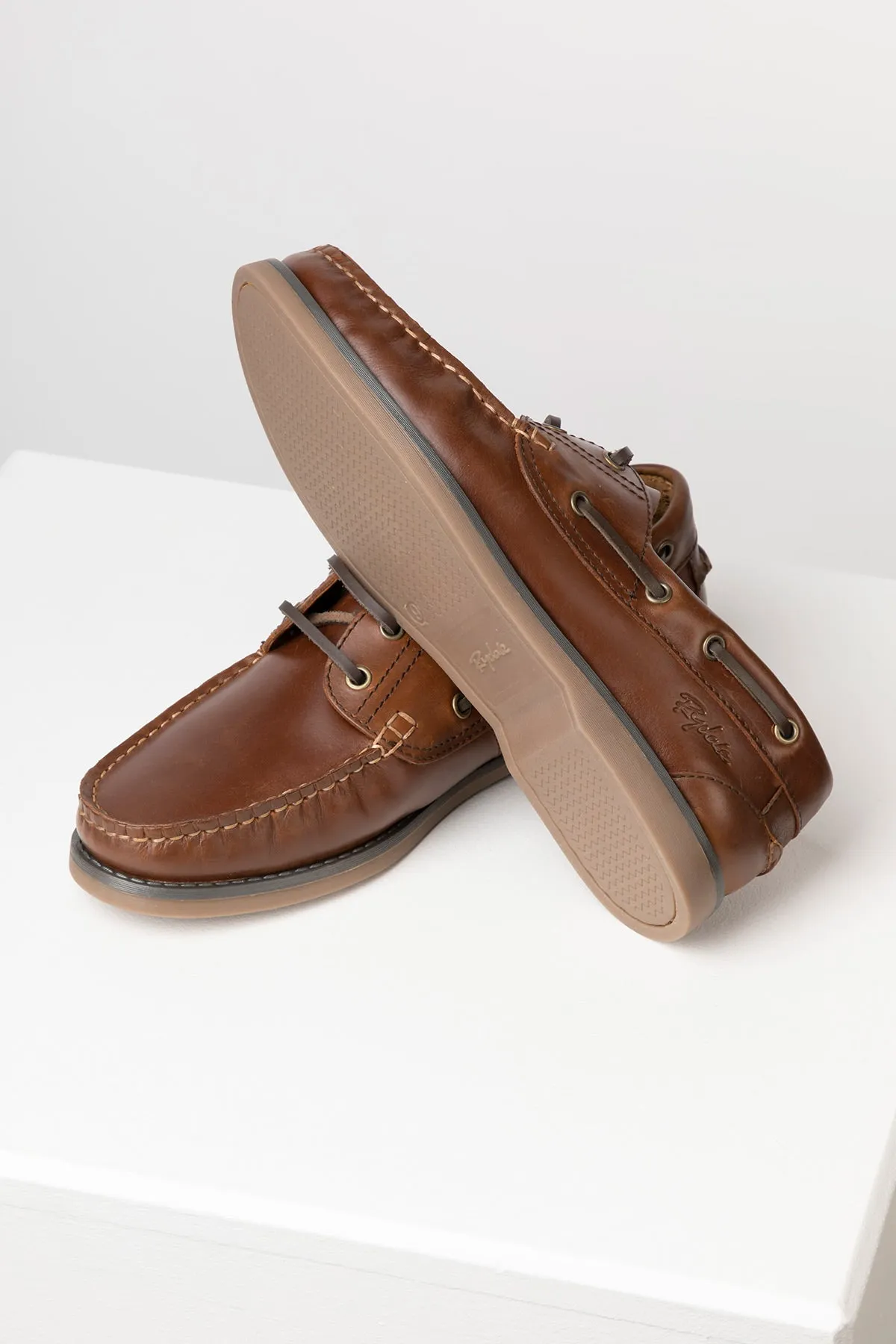 Men's Leather Deck Shoe - Runswick
