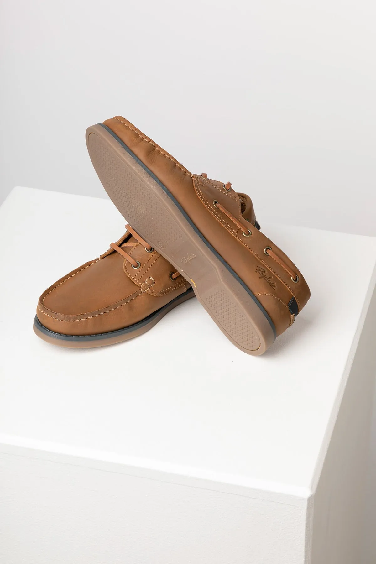 Men's Leather Deck Shoe - Runswick