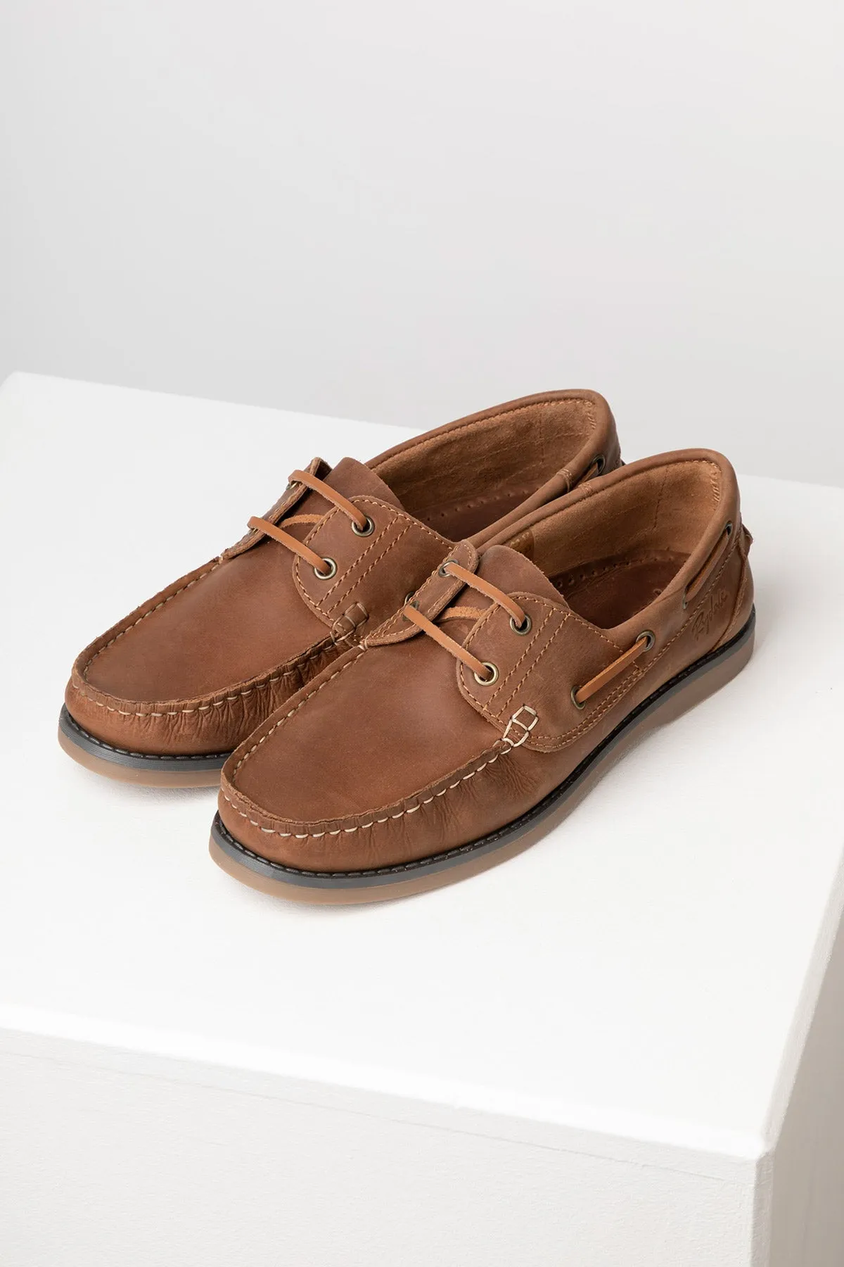 Men's Leather Deck Shoe - Runswick