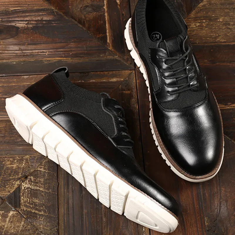 Men's summer knitted lightweight casual oxford shoes
