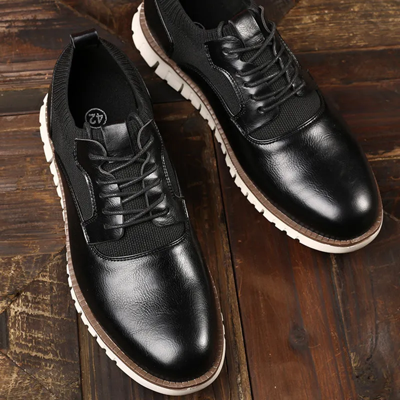Men's summer knitted lightweight casual oxford shoes