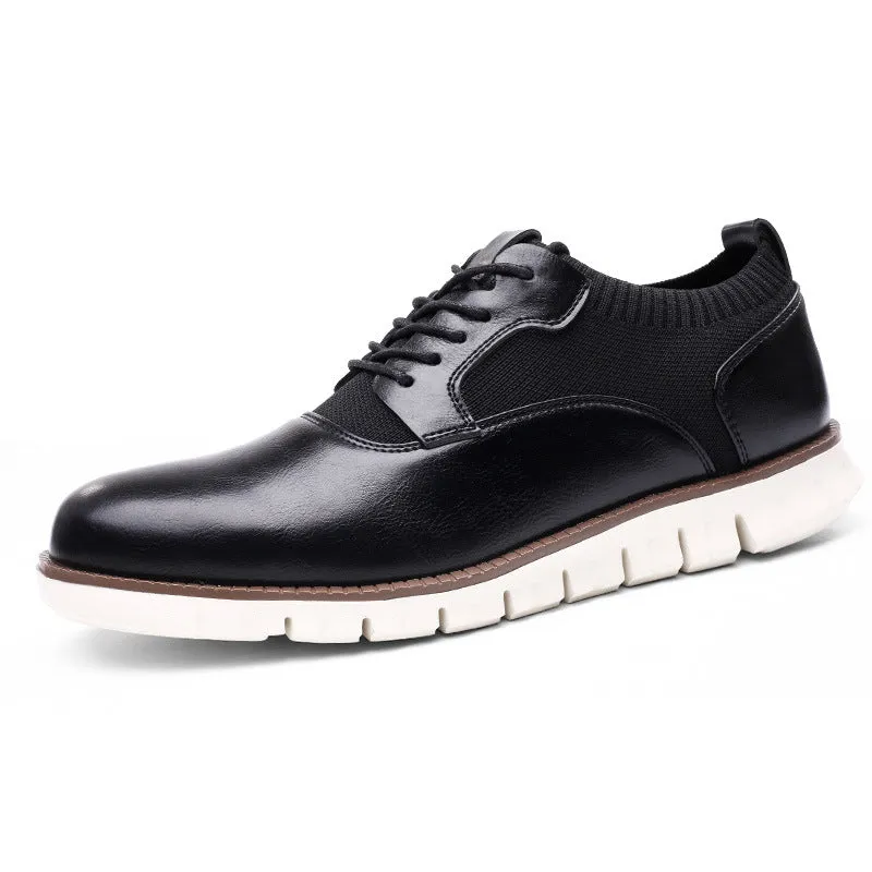 Men's summer knitted lightweight casual oxford shoes