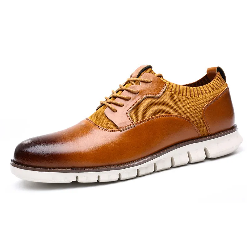 Men's summer knitted lightweight casual oxford shoes