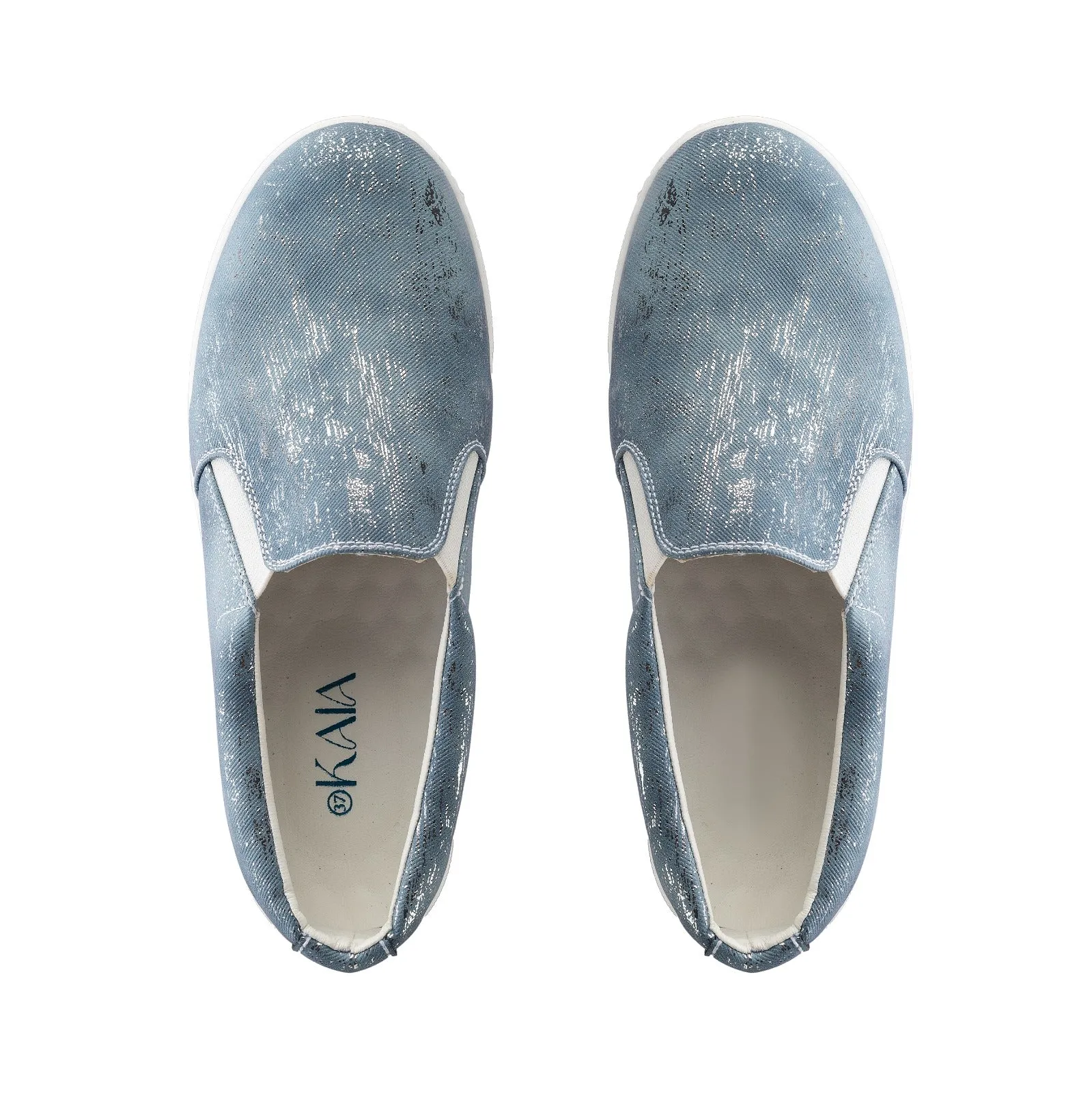 Metallic Slip-ons