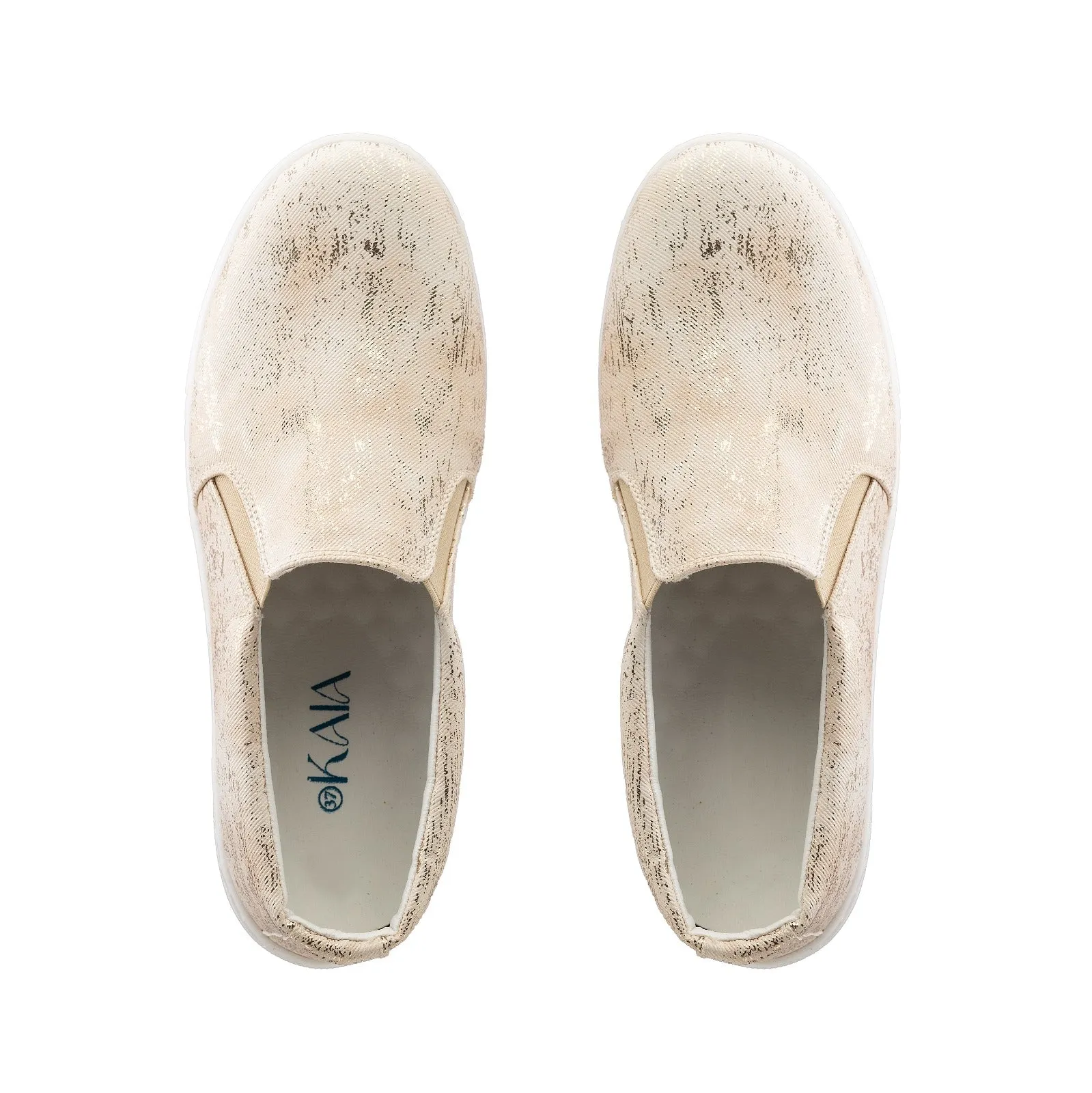 Metallic Slip-ons