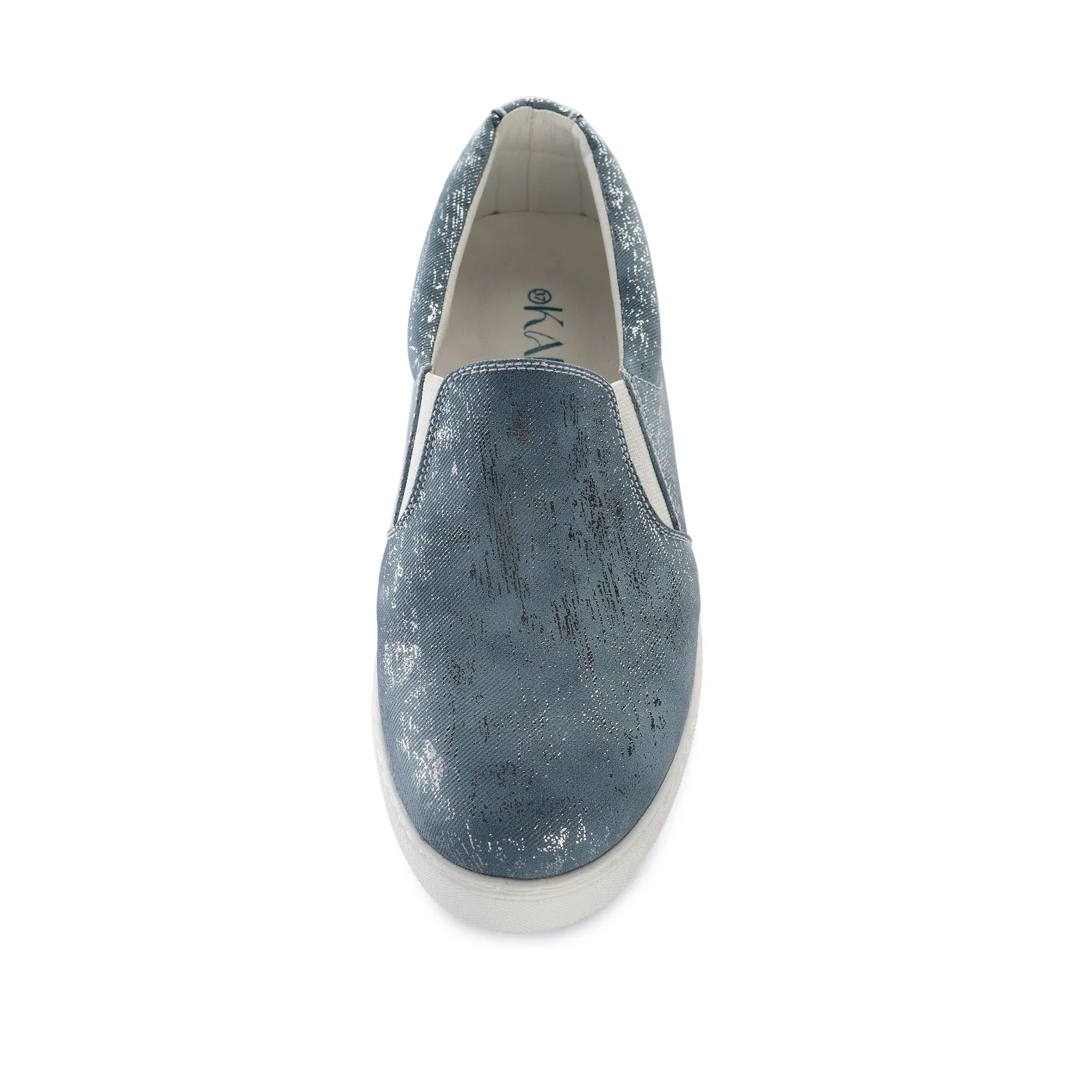 Metallic Slip-ons