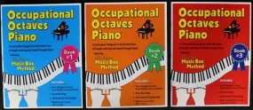 Occupational Octaves Piano Book Special Needs Learning Music & Rings Books 1-3 Set