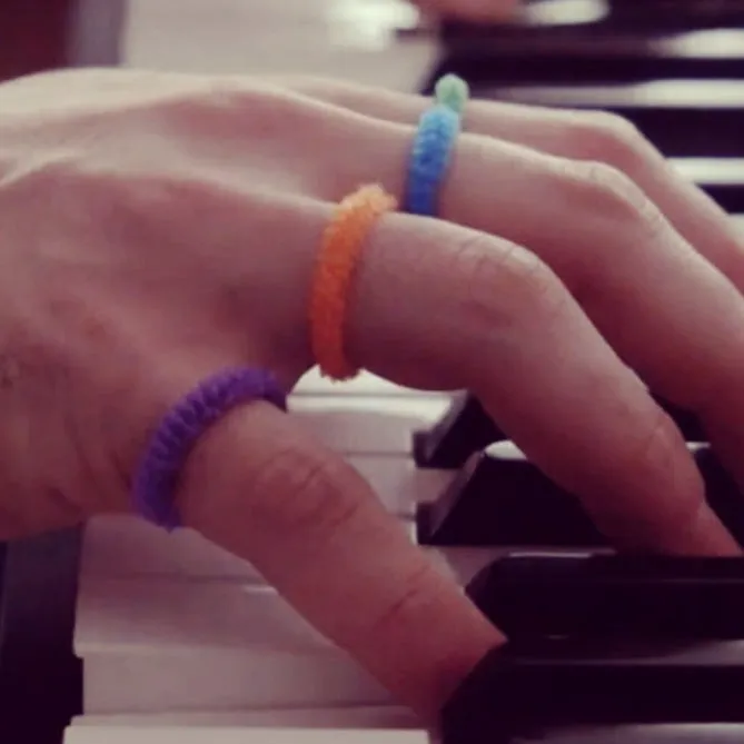 Occupational Octaves Piano Book Special Needs Learning Music Instruction Lessons Set of Rings