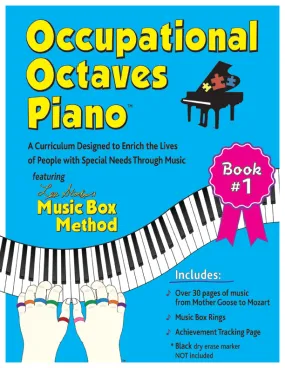 Occupational Octaves Piano Book Special Needs Music Instruction Lessons Method Book 1