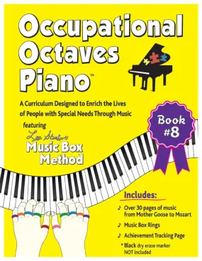 Occupational Octaves Piano Book Special Needs Music Instruction Lessons Method Book 8