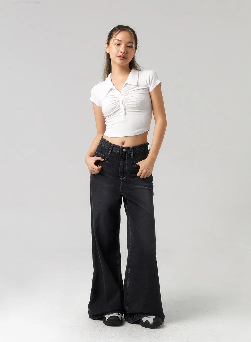 Oversized Leg Jeans CL303