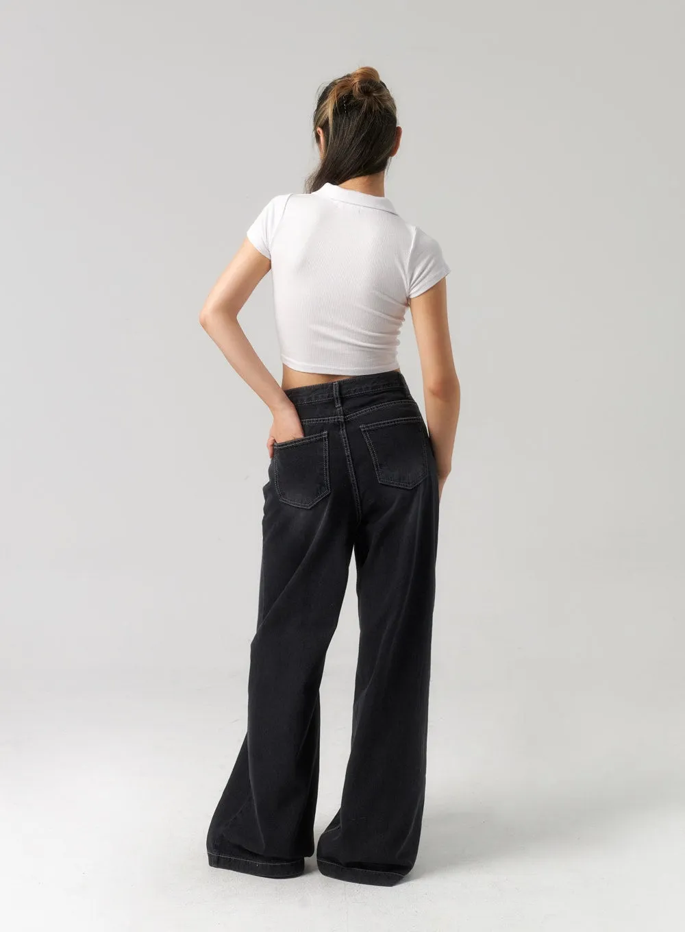 Oversized Leg Jeans CL303