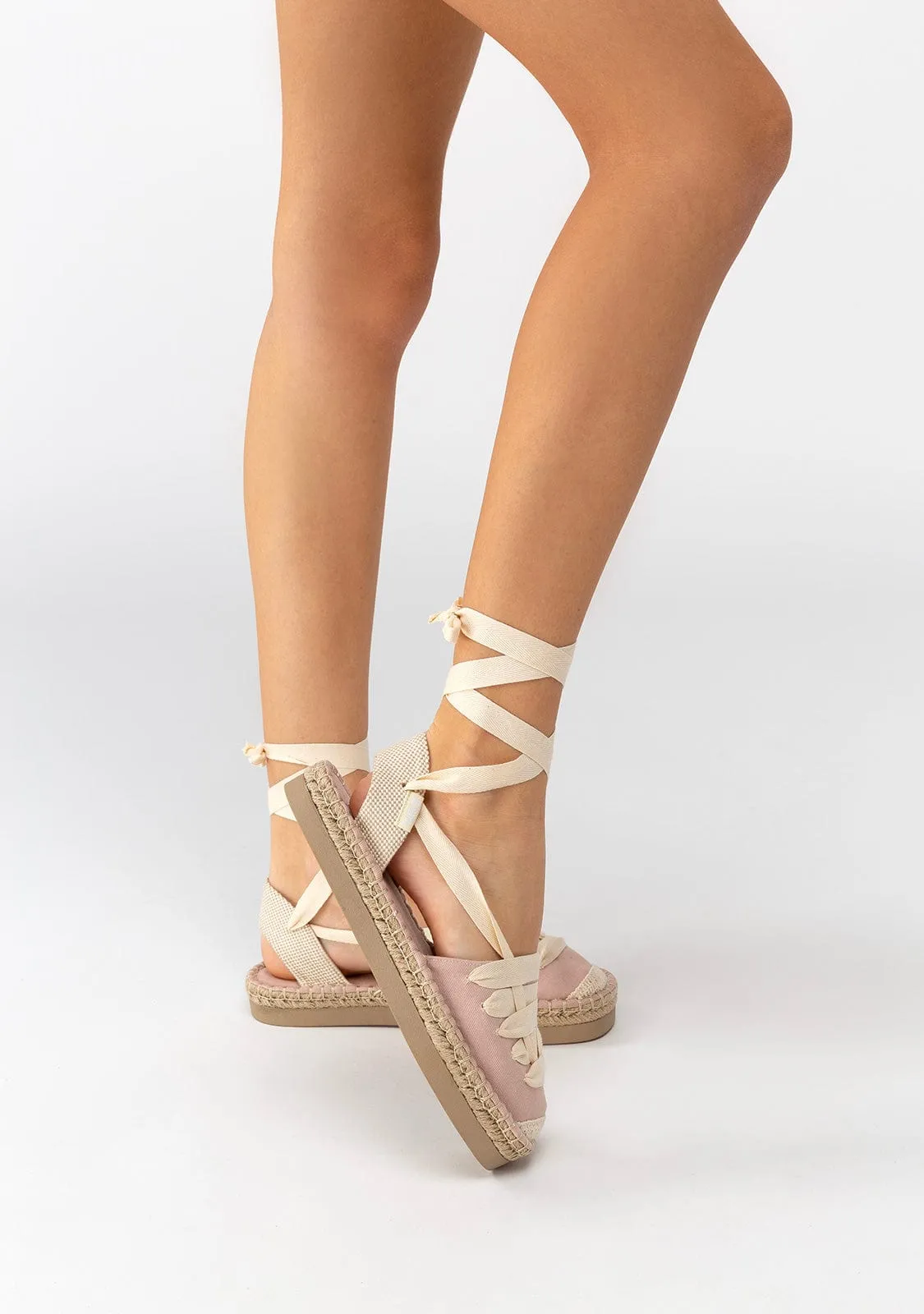 Pink Bow Espadrilles