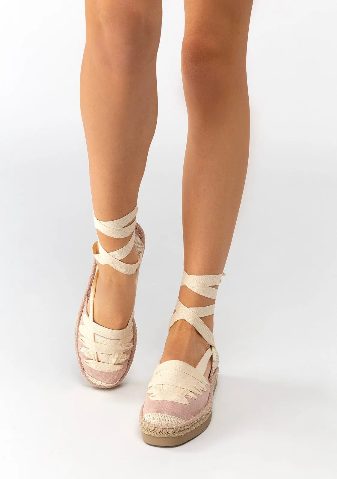 Pink Bow Espadrilles