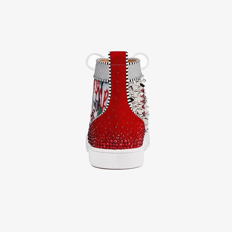 Sneakers with Artwork Print