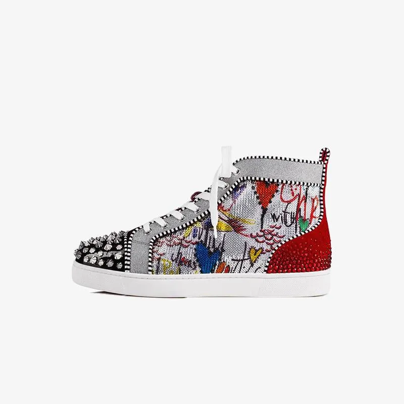 Sneakers with Artwork Print