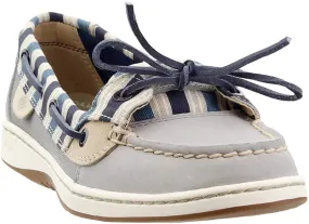 Sperry Women's Angelfish Stripe Boat Shoe Grey