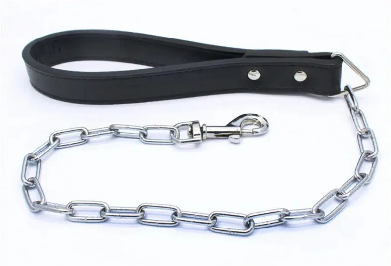 Spiked Leather Dog Collar | Skull Design for Large Dogs