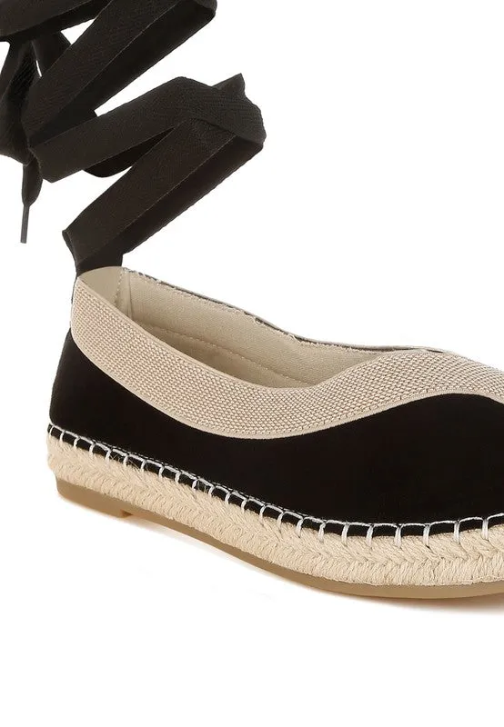The Rag Company Yalva Microfiber Detachable Lace Espadrilles
