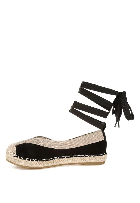 The Rag Company Yalva Microfiber Detachable Lace Espadrilles