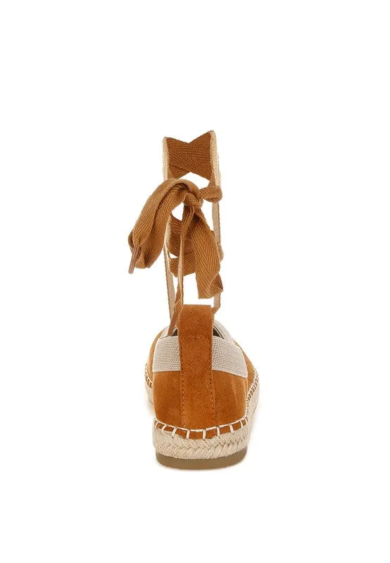 The Rag Company Yalva Microfiber Detachable Lace Espadrilles