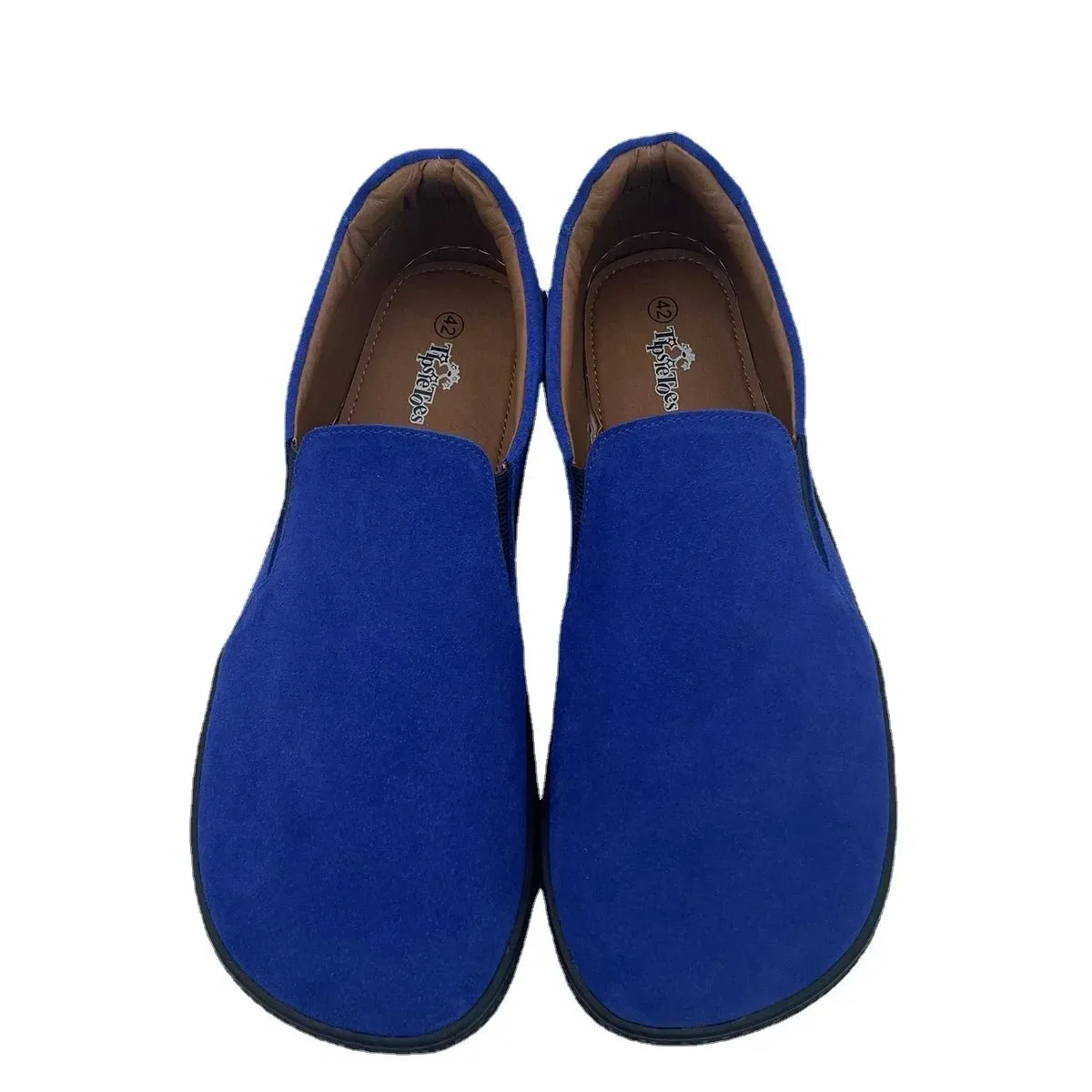 Tipsietoes Spring Barefoot Canvas Flats for Women - Zero Drop Sole, Wide Toe Box, Lightweight Minimalist Shoes