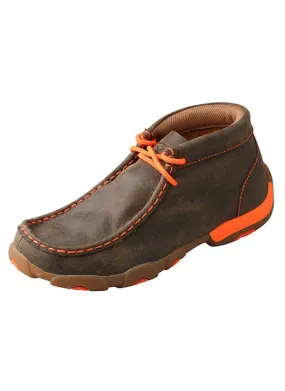 Twisted X Neon Orange Children's Driving Moc